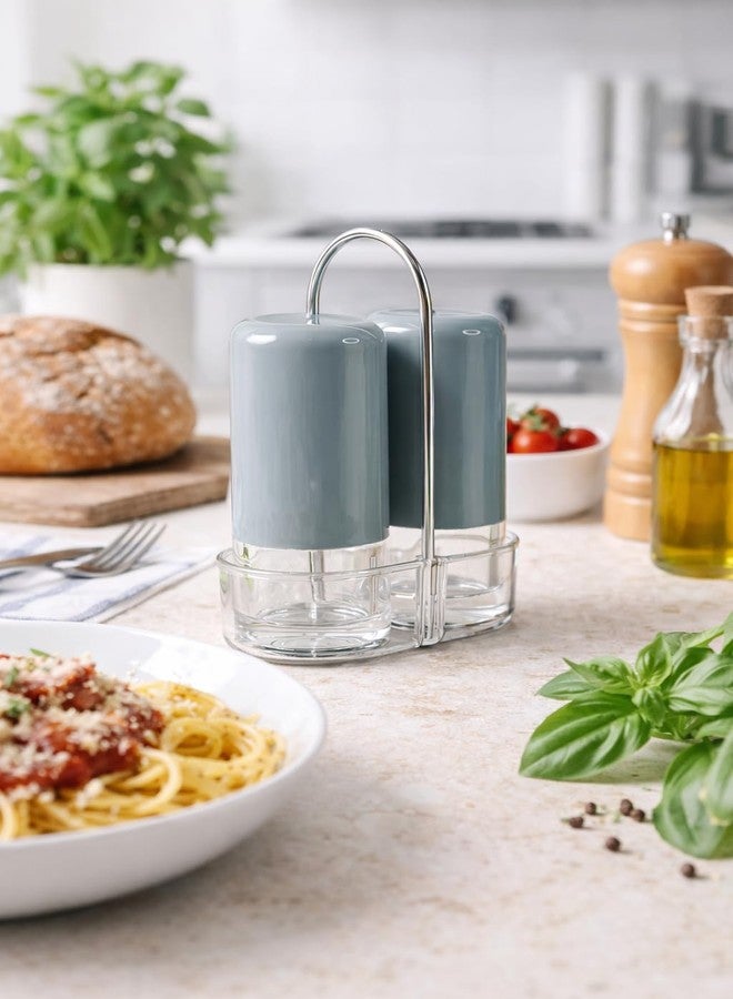 Oblivion Spice Box 2 Pcs - Salt & Pepper Dispenser Set - Acrylic Seasoning Shaker with Sleek Containers Design - BPA-Free & Reusable Easy Grip Seasoning Jars for Kitchen & Dining Tables & Restaurants - Image 5
